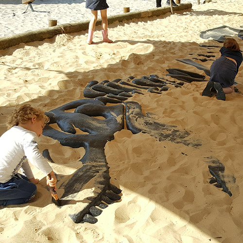 T. Rex skelet blootleggen