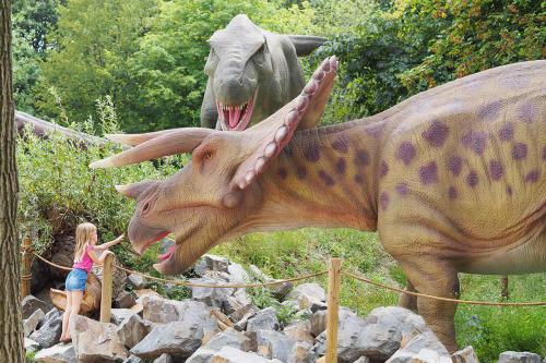Triceratops bij Dinoland Zwolle